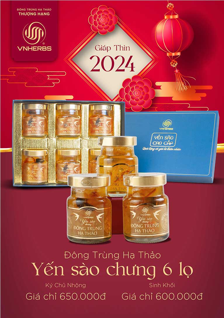Yến sào chưng 6 lọ